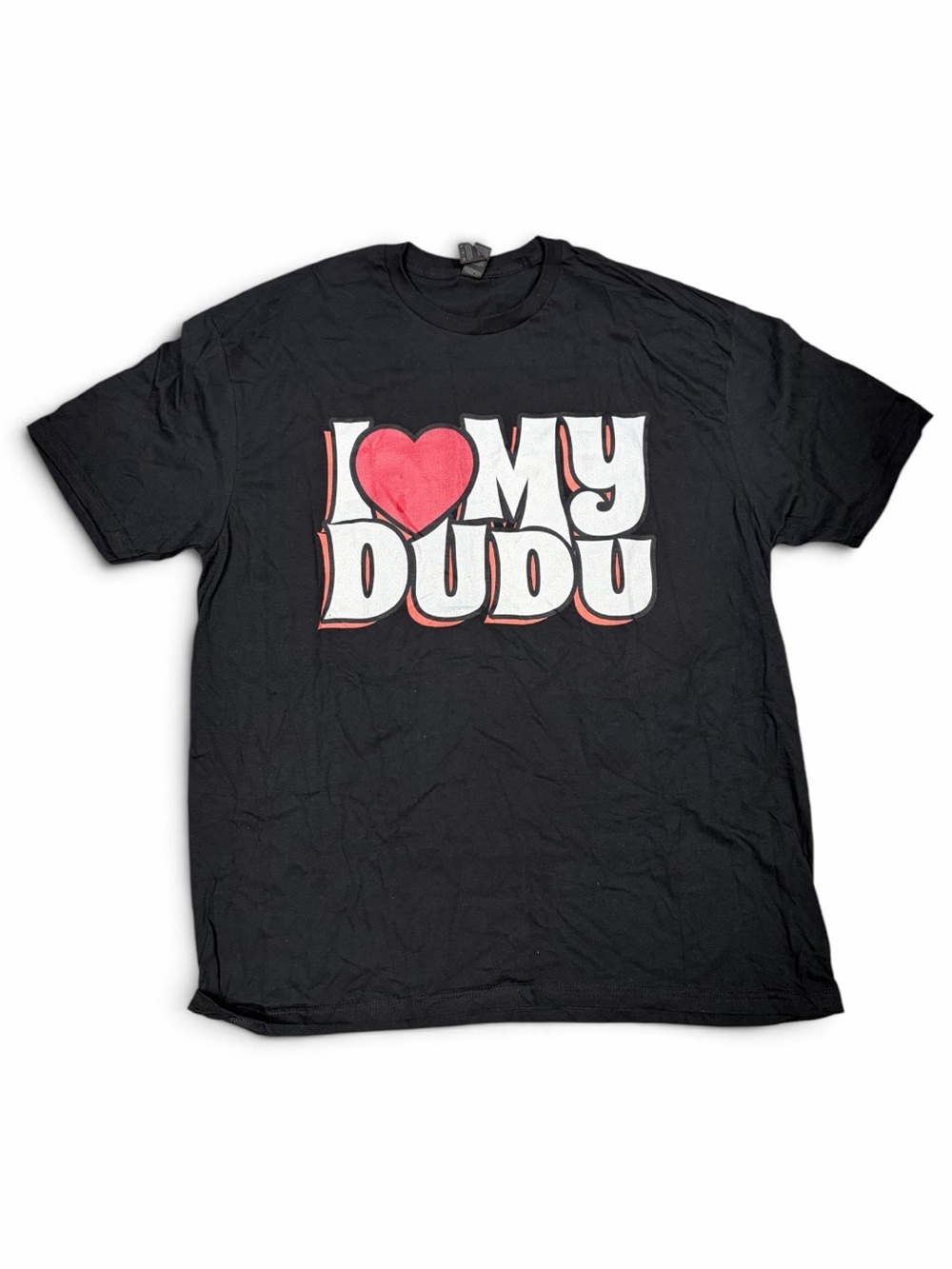 Black "I ♥ My Dudu" Graphic Tee